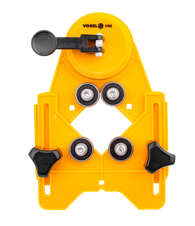 Prowadnica przyssawka przymiar szablon do otwornic wiertła glazury YATO