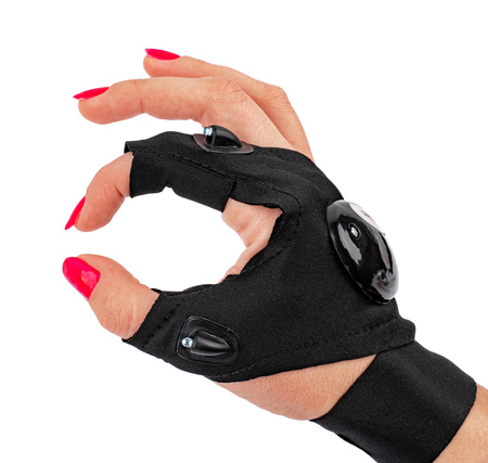 Rękawica świetlna LED warsztatowa dla mechaników GEKO