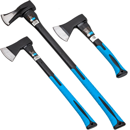 Zestaw siekier drwalski siekiery do drewna 3 szt. Falon-Tech