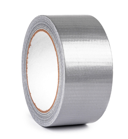 Taśma klejąca naprawcza srebrna zbrojona DUCT TAPE 48mm x 25m bardzo mocna FALON-TECH