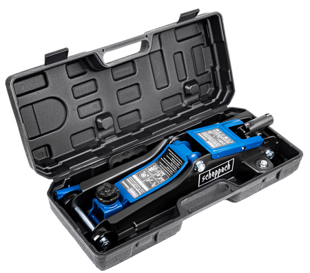 Podnośnik samochodowy żaba hydrauliczny walizka lewarek 2,5 tony SCHEPPACH