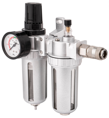 Odwadniacz filtr powietrza reduktor naolejacz do sprężarki kompresora 1/2" FALON-TECH