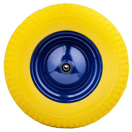 Koło kółko do taczki wózka bezdętkowe pełne z osią 3.5-8 GEKO