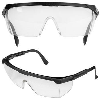 Okulary Ochronne Bezbarwne Przeciwodpryskowe