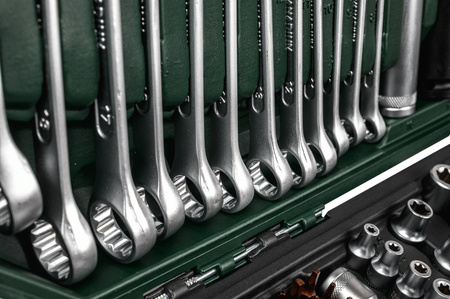 Zestaw narzędziowy warsztatowy klucze nasadowe nasadki płaskie torx 216 el ROCKFORCE