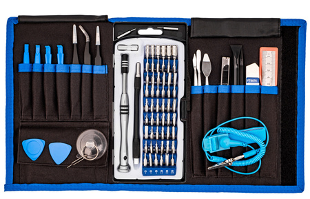 Zestaw narzędzi precyzyjnych do elektroniki 76el FALON-TECH