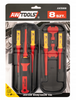 Zestaw wkrętaki izolowane śrubokręty dla elektryka solidne 1000v 8el AW TOOLS