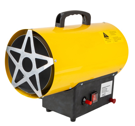 Nagrzewnica dmuchawa gazowa piecyk 20kW wąż + reduktor SILVER