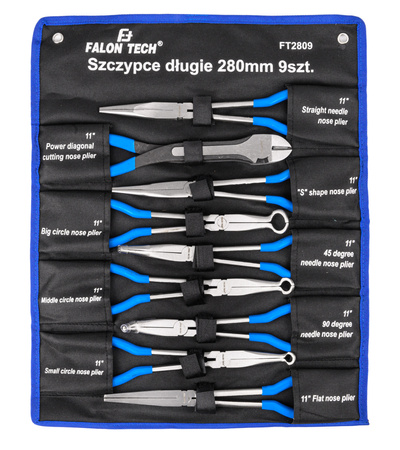 Szczypce kombinerki długie do przewodów 280mm 9el FALON-TECH