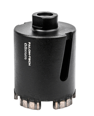 Otwornica diamentowa 68mm 5-segmentowa + adapter SDS-PLUS FALON-TECH