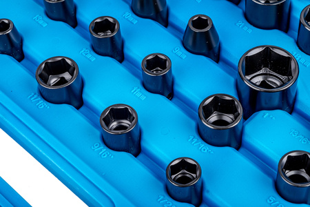 Nasadki udarowe 1/2" 3/8" adaptery 35 elementów FALON-TECH