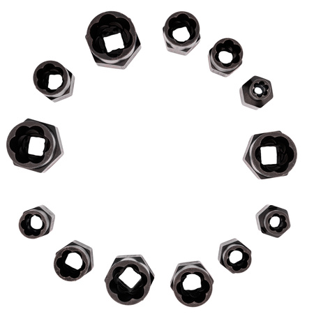 Nasadki wykrętaki do zniszczonych śrub nakrętek 15SZT. GEKO