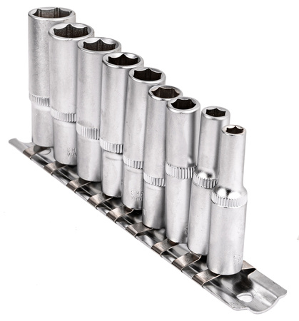 Klucze długie nasadki 5-13 mm 1/4" 9el FALON-TECH