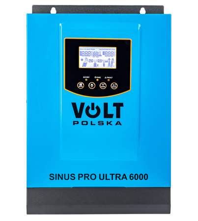 Inwerter solarny ups 24V sinus pro ultra 6500VA 60A mppt regulator VOLT POLSKA