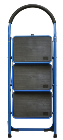 Drabina rozkładana trzystopniowa drabinka podest składana wzmacniania 72 cm GEKO