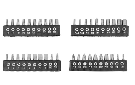Zestaw wkrętaków śrubokrętów Bitów Precyzyjnych 58el wkrętaki SILVER