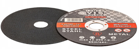 Zestaw tarcze do cięcia metalu stali aluminium inox 125x1,0 50szt INTER-VIS