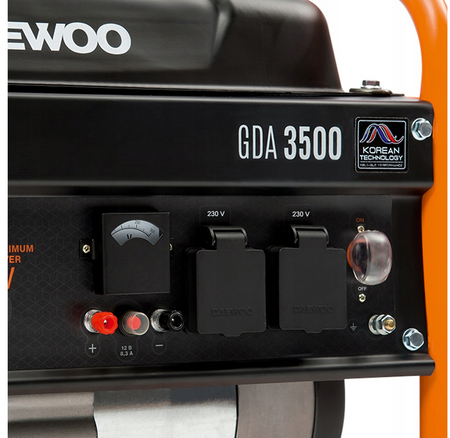 Agregat prądotwórczy generator prądu 230V GDA3500 7,5KM AVR DAEWOO