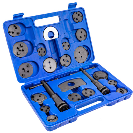 Zestaw do wyciskania tłoczków hamulcowych 22 elementy SILVER