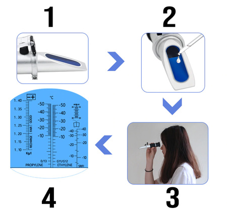 Tester płynu chłodniczego refraktometr elektrolitu FALON-TECH