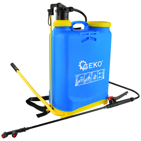 Opryskiwacz Ciśnieniowy Plecakowy Ręczny 16L (3 dysze) GEKO