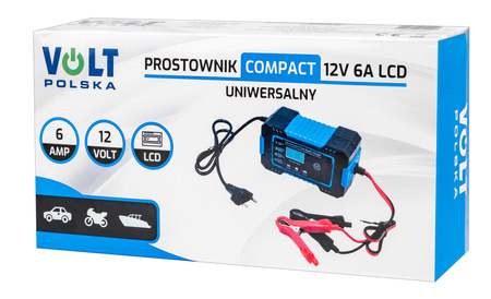 Prostownik ładowarka do akumulatora 12V 6A VOLT POLSKA