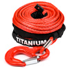 Lina syntetyczna syntetyk do wyciągarki wciągarki hak kausza 12mm 24m 4X4 off road TITANIUM WINCH