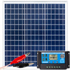 Zestaw solarny fotowoltaiczny 40W 12V (Panel solarny 40W, Regulator napięcia 20A) VOLT POLSKA