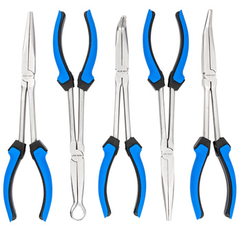 Szczypce Kombinerki Długie wygięte proste kątowe do Przewodów 280mm FALON-TECH
