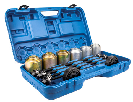 Zestaw ściągaczy ściągacz tulei wahacza łożysk sworzni adaptery 26el ROCKFORCE