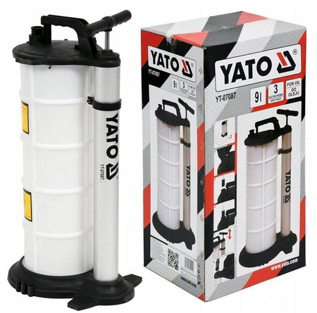 Odsysarka wysysarka ręczna oleju 3 sondy 9L YT-07087 YATO