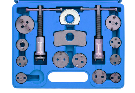 Zestaw do wyciskania tłoczków hamulcowych 21 elementy MAR-POL