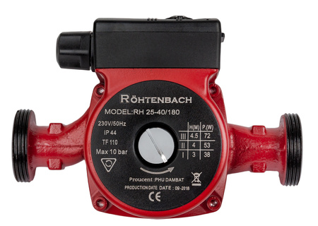 Pompa cyrkulacyjna obiegowa do pieca C.O. ROHTENEBACH 25-40/180 IBO