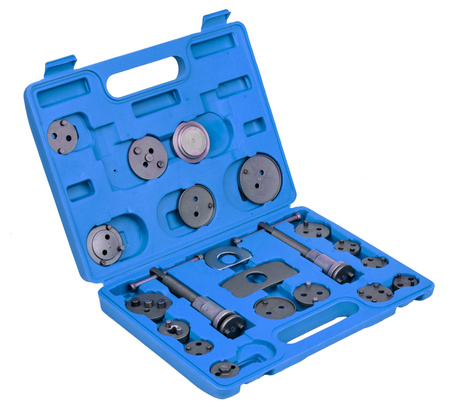 Zestaw do wyciskania tłoczków hamulcowych 21 elementy MAR-POL