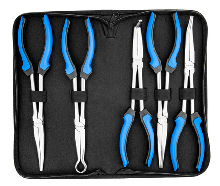 Szczypce Kombinerki Długie wygięte proste kątowe do Przewodów 280mm FALON-TECH