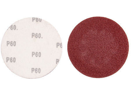 Papier ścierny na rzep krążek dysk 125mm P60 100szt SILVER