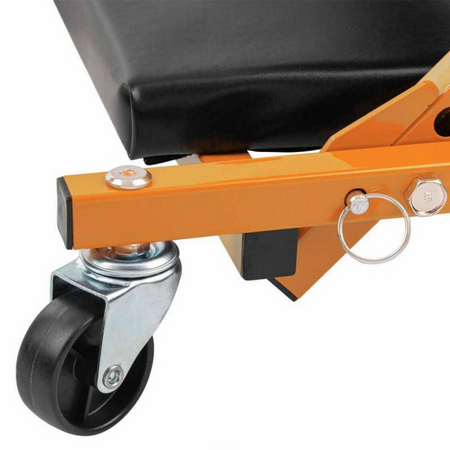 Leżanka warsztatowa składana taboret leżak 2w1 siedzisko stołek 150kg FORSTIME