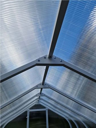 Szklarnia ogrodowa poliwęglan premium plus 250x400 10m2 kolor biały PTF