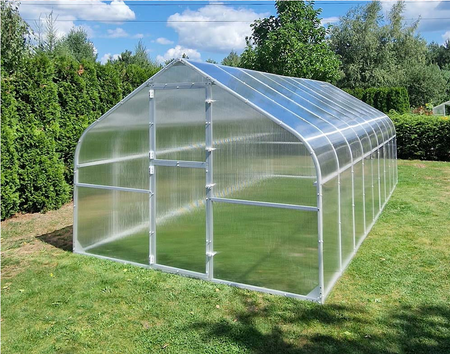 Szklarnia ogrodowa poliwęglan premium plus 300x600 18m2 kolor biały PTF