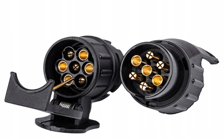 Tester gniazda wtyczki przyczepy haka holowniczego bezprzewodowy + adaptery