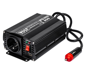 Przetwornica napięcia prądu IPS-300/600 DUO (12V-24V/230V/600W) VOLT POLSKA