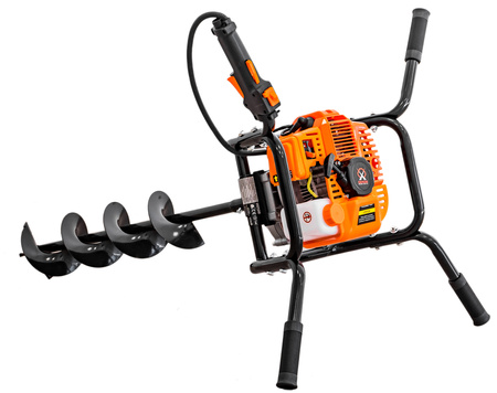 Świder spalinowy 2-osobowy wiertnica glebowa 5,2 KM MAR-POL