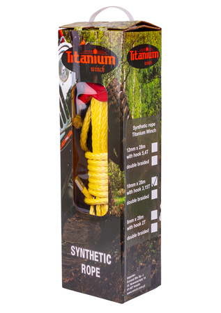 Lina syntetyczna do wyciągarki 28 m (10 mm) z włókien Dyneema Titanium Winch