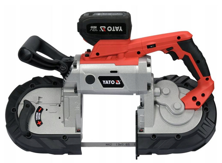 Przecinarka piła taśmowa do metalu akumulatorowa 18V 4Ah YT-82187 YATO