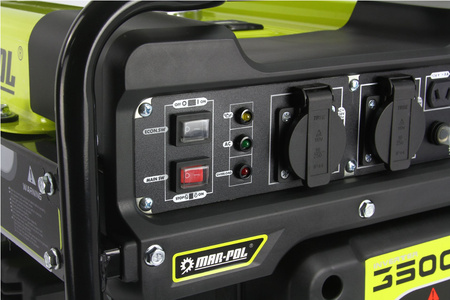 Generator prądu BENZYNA Könner&Söhnen KS 15-1E 1/3 ATSR + generator inwertorowy Marpol AVR 3,5 kW + AVR 2 kW