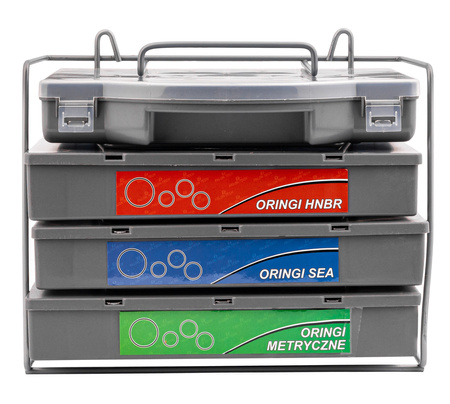 Oringi uszczelki uszczelka metryczne 900 szt. HNBR SEA SILVER