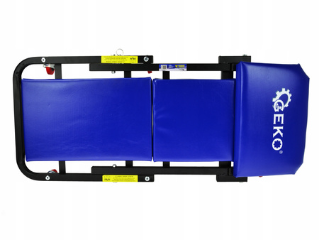 Leżanka warsztatowa składana taboret 2w1 wózek GEKO