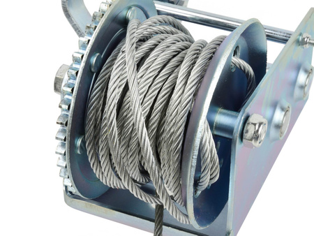 Wyciągarka korbowa linowa uciąg 1136 kg 2500 LBS GEKO