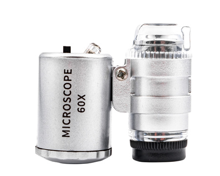 Mikroskop kieszonkowy lupa jubilerska X60 GEKO