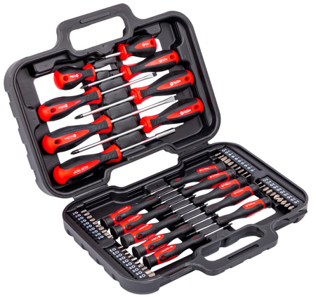 Zestaw wkrętaków śrubokrętów Bitów Precyzyjnych 58el wkrętaki FALON-TECH